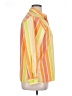 Foxcroft Stripes Orange 3/4 Sleeve Blouse Size 14 (petite) - photo 4
