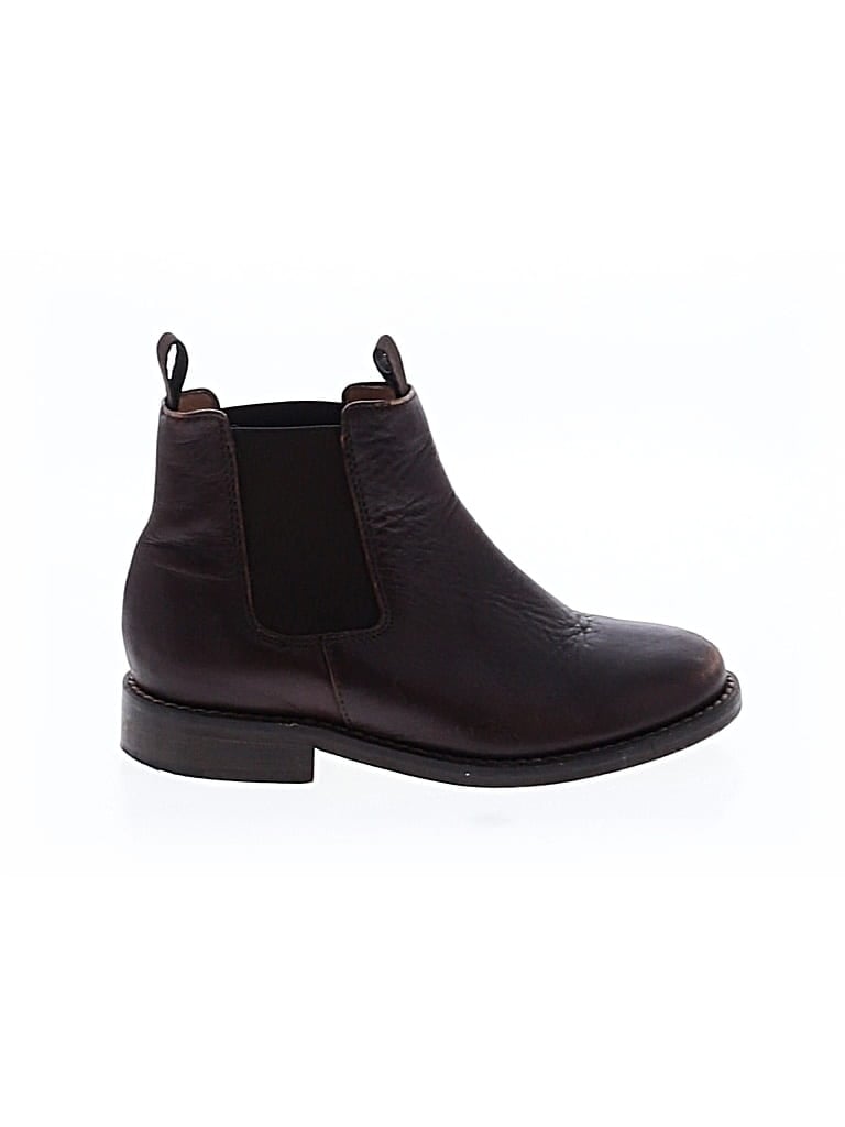 Pre-owned Crewcuts Kids' Boots In Brown