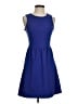 Madewell Solid Blue Casual Dress Size XS - photo 1