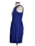 Madewell Solid Blue Casual Dress Size XS - photo 5