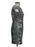 Eliza J Stars Silver Cocktail Dress Size 0 (petite) - photo 4
