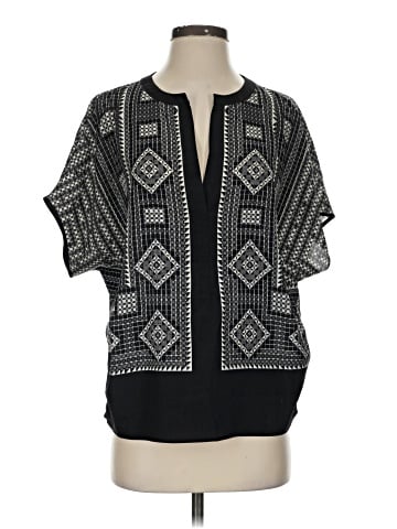 BCBGMAXAZRIA Short Sleeve Blouse (view 1)