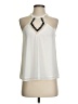 Naked Zebra 100% Polyester Ivory Sleeveless Blouse Size S - photo 1