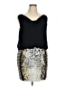 Thalia Sodi Graphic Black Cocktail Dress Size XL - photo 1