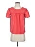 Japna 100% Polyester Red Short Sleeve Top Size XS - photo 1