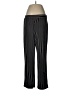 Susan Graver Stripes Black Casual Pants Size M (petite) - photo 1