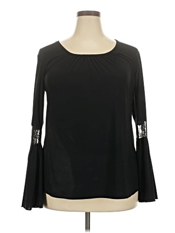 Ashley Stewart Long Sleeve Blouse (view 1)