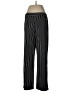 Susan Graver Stripes Black Casual Pants Size M (petite) - photo 2