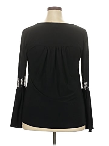 Ashley Stewart Long Sleeve Blouse (view 2)