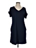 Capella Apparel Solid Blue Casual Dress Size S - photo 1
