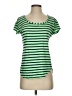 Splendid Stripes Green Short Sleeve T-Shirt Size XS - photo 1
