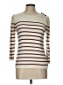 Talbots Stripes Ivory Pullover Sweater Size L - photo 1