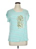 Assorted Brands Teal Short Sleeve Top Size XL (estimated) - photo 1