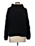 Seven7 100% Polyester Solid Black Turtleneck Sweater Size M - photo 1