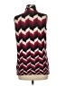 Spense Chevron-herringbone Burgundy Sleeveless Blouse Size M - photo 2