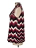 Spense Chevron-herringbone Burgundy Sleeveless Blouse Size M - photo 5