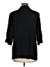 Sleeper 100% Viscose Black 3/4 Sleeve Button-Down Shirt Size M - photo 2