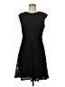 Wisp 100% Polyester Black Cocktail Dress Size 8 (petite) - photo 1