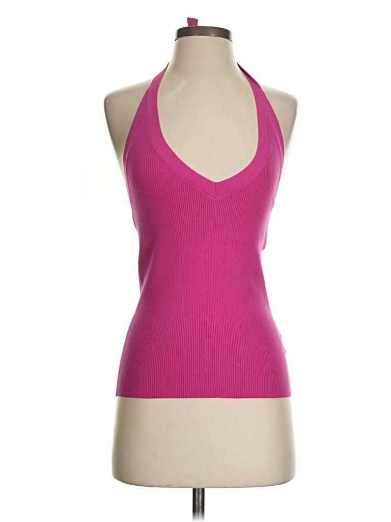 Pre-owned Talbots Tank Top Pink Halter Neckline Tops