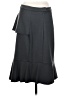 Garnet Hill Solid Gray Formal Skirt Size S - photo 2