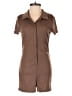 Unbranded Solid Brown Romper Size M - photo 1