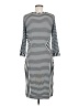 Unbranded Stripes Black Casual Dress Size M (estimated) - photo 2