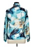 Unbranded Print Blue Long Sleeve Blouse Size XL (estimated) - photo 2