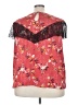CAPSULE 100% Polyester Red Sleeveless Blouse Size 26 - photo 2