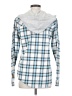 Assorted Brands 100% Cotton Argyle Blue Long Sleeve Blouse Size S - photo 2