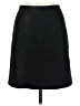 Vetta Solid Black Denim Skirt Size 6 - photo 1