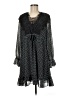 Just Polka Dots Black Casual Dress Size S - photo 1