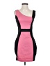 Papaya Color Block Pink Cocktail Dress Size S - photo 1