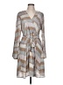 Bobeau 100% Polyester Chevron-herringbone Gray Casual Dress Size L - photo 1