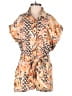 Chufy Print Orange Romper Size S - photo 1
