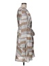 Bobeau 100% Polyester Chevron-herringbone Gray Casual Dress Size L - photo 4