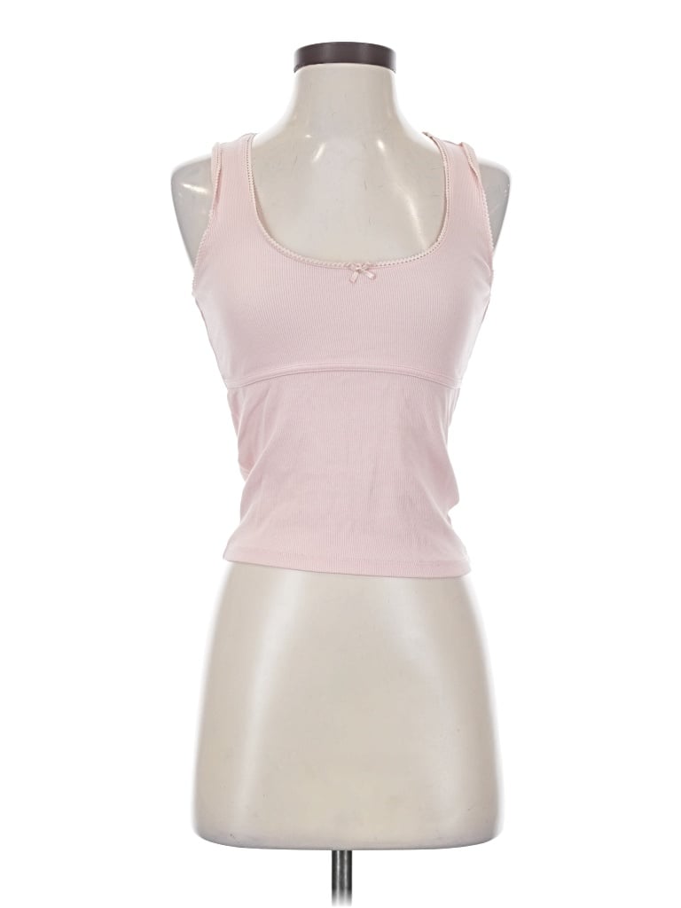 Pre-owned Cotton On Sleeveless Top Pink Halter Neckline Tops