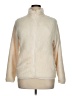 Just Be... 100% Polyester Solid Ivory Faux Fur Jacket Size 1X - photo 1