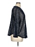 Alfani 100% Polyester Silver 3/4 Sleeve Blouse Size 1X - photo 4