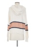 360 Sweater 100% Cotton Color Block Ivory Pullover Sweater Size S - photo 2