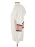360 Sweater 100% Cotton Color Block Ivory Pullover Sweater Size S - photo 5