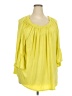 Cupio Yellow 3/4 Sleeve Blouse Size 2X - photo 1