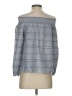 Unbranded 100% Cotton Gray Long Sleeve Blouse Size XXS (estimated) - photo 2