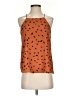 Mine 100% Polyester Orange Sleeveless Blouse Size S - photo 1