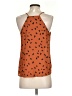 Mine 100% Polyester Orange Sleeveless Blouse Size S - photo 2