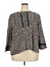 wonderly Gray 3/4 Sleeve Blouse Size XXL - photo 1