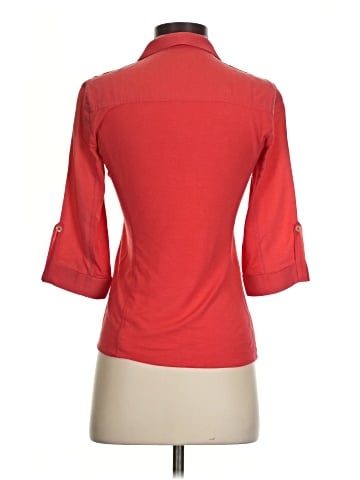 Elie Tahari 3/4 Sleeve Button-Down Shirt (view 2)