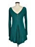 Last Tango Solid Teal Casual Dress Size M (estimated) - photo 2