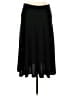Ashley Blue Solid Black Casual Skirt Size L - photo 1