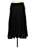 Ashley Blue Solid Black Casual Skirt Size L - photo 2