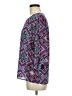 Miami 100% Polyester Purple 3/4 Sleeve Blouse Size M - photo 5